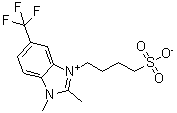 CAS#: 63815-69-0， 1,2-Dimethyl-3-(4-Sulfobutyl)-5-(Trifluoromethyl)-1H-Benzimidazolium Inner Salt