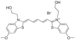 CAS#: 63815-82-7， 3-(2-Hydroxyethyl)-2-[5-[3-(2-Hydroxyethyl)-6-Methoxy-3H-Benzothiazol-2-Ylidene]Penta-1,3-Dienyl]-6-Methoxybenzothiazolium Bromide
