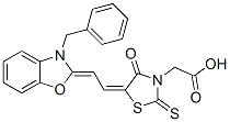 CAS#: 63815-90-7， 5-[(3-Benzylbenzoxazol-2(3H)-Ylidene)Ethylidene]-4-Oxo-2-Thioxothiazolidin-3-Acetic Acid