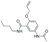 CAS#: 6382-49-6， 5-(Acetylamino)-2-(Allyloxy)-N-Butylbenzamide