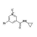 CAS#: 638219-62-2， 5-Bromo-N-cyclopropylnicotinamide 1-oxide