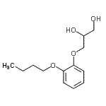 CAS#: 63834-61-7， 3-(2-Butoxyphenoxy)-1,2-Propanediol