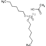CAS#: 63868-94-0， Phosphonic acid, dihexyl ester, compd. with acetic acid, mercury salt (1:1:1)