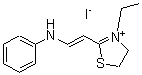 CAS#: 63870-40-6， 3-Ethyl-4,5-Dihydro-2-[2-(Phenylamino)Ethenyl]-Thiazolium Iodide (1:1)
