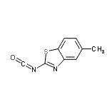 CAS#: 63876-63-1， 2-Isocyanato-5-methyl-1,3-benzothiazole