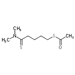 CAS#: 63881-65-2， S-[5-(Dimethylamino)-5-thioxopentyl] ethanethioate