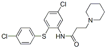 CAS#: 63916-55-2， N-[5-Chloro-2-[(4-Chlorophenyl)Thio]Phenyl]-1-Piperidinepropionamide