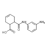 CAS#: 639461-53-3， 6-[(3-Aminophenyl)carbamoyl]-3-cyclohexene-1-carboxylic acid