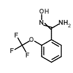 结构式 CAS# 63968-84-3, N'-羟基-2-(三氟甲氧基)苯甲脒