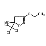 CAS#: 639815-70-6， 3-Ethoxy-5-(trichloromethyl)-4,5-dihydro-1,2-oxazol-5-ol