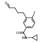 CAS#: 639858-65-4， N-Cyclopropyl-4-fluoro-3-(4-oxobutyl)benzamide