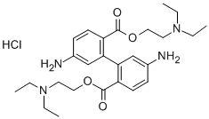 CAS#: 63992-38-1， Bis[2-(diethylamino)ethyl] 5,5'-diaminobiphenyl-2,2'-dicarboxylate hydrochloride