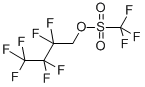 structure of CAS# 6401-01-0, 1H,1H-Heptafluorobutyl Triflate;2,2,3,3,4,4,4-HEPTAFLUOROBUTYL TRIFLUOROMETHANESULPHONATE;2,2,3,3,4,4,4-HEPTAFLUOROBUTYL TRIFLUOROMETHANESULFONATE;1H,1H-Heptafluorobutyl Trifluoromethanesulphonate 97%