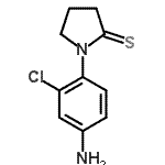 CAS#: 640288-02-4， 1-(4-Amino-2-chlorophenyl)-2-pyrrolidinethione