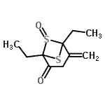 CAS#: 640293-59-0， 1,5-Diethyl-4-methylene-6,7-dithiabicyclo[3.1.1]heptan-2-one 6-oxide