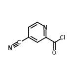 CAS#: 640296-18-0， 4-Cyano-2-pyridinecarbonyl chloride