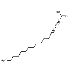 structure of CAS# 64034-02-2, 2,4-Heptadecadiynoic acid;2,4-HEPTADECADIYNOICACID;4,6-HEPTADECADIYNOIC ACID, 98%