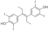 CAS#: 64043-55-6， Tetraiodo-alpha,alpha'-diethyl-4,4'-stilbenediol