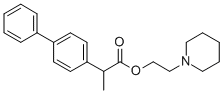CAS#: 64046-66-8， 2-Piperidin-2-ylethyl 2-(4-phenylphenyl)propanoate