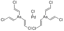 CAS#: 64047-29-6， Bis(tri-(beta-chlorovinyl)arsine)palladous chloride