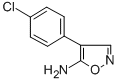 structure of CAS# 64047-49-0, 4-(4-Chloro-Phenyl)-Isoxazol-5-Ylamine;4-(4-Chlorophenyl)Isoxazol-5-Amine;4-(4-Chlorophenyl)-5-Isoxazolamine;[4-(4-Chlorophenyl)Isoxazol-5-Yl]Amine