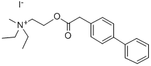 CAS#: 64048-45-9, Diethyl(2-Hydroxyethyl)Methylammonium Iodide, 4-Biphenylylacetate