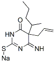 CAS#: 64058-16-8， 5-Allyl-5,6-Dihydro-6-Imino-5-(1-Methylbutyl)-2-Sodiothio-4(3H)-Pyrimidinone