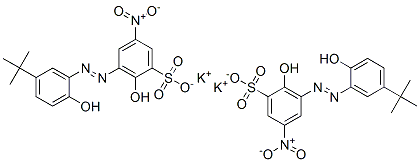 CAS#: 6408-99-7， 3-[2-[5-(1,1-Dimethylethyl)-2-Hydroxyphenyl]Diazenyl]-2-Hydroxy-5-Nitro-Benzenesulfonic Acid Potassium Salt (1:2)