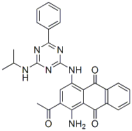 CAS#: 64086-96-0， 2-Acetyl-1-Amino-4-[[4-[(1-Methylethyl)Amino]-6-Phenyl-1,3,5-Triazin-2-Yl]Amino]Anthraquinone