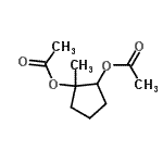 CAS#: 64137-25-3， 1-Methyl-1,2-cyclopentanediyl diacetate