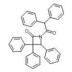 CAS#: 64187-60-6， 1-(Diphenylacetyl)-3,3,4-triphenyl-2-azetidinone