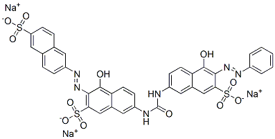 CAS#: 6420-41-3， Trisodium 4-Hydroxy-7-[[[[5-Hydroxy-6-(Phenylazo)-7-Sulphonato-2-Naphthyl]Amino]Carbonyl]Amino]-3-[(6-Sulphonato-2-Naphthyl)Azo]Naphthalene-2-Sulphonate