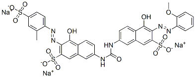 CAS#: 6420-44-6， Trisodium 4-Hydroxy-7-[[[[5-Hydroxy-6-[(2-Methoxyphenyl)Azo]-7-Sulphonato-2-Naphthyl]Amino]Carbonyl]Amino]-3-[(2-Methyl-4-Sulphonatophenyl)Azo]Naphthalene-2-Sulphonate