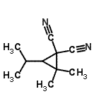 CAS#: 64206-82-2， 3-Isopropyl-2,2-dimethyl-1,1-cyclopropanedicarbonitrile