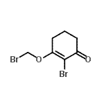 CAS#: 642088-08-2， 2-Bromo-3-(bromomethoxy)-2-cyclohexen-1-one