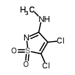 CAS#: 642088-55-9， 4,5-Dichloro-N-methyl-1,2-thiazol-3-amine 1,1-dioxide