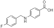 CAS#: 64260-96-4， 4-[(4-Fluorobenzyl)amino]benzoic acid