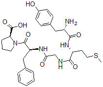 CAS#: 64267-98-7， Met(2)-Pro(5)-Enkephalin