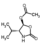 CAS#: 643022-64-4， (4R,5S)-4-Isopropyl-2-oxo-1,3-oxazolidin-5-yl acetate
