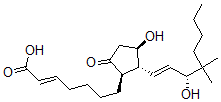 CAS#: 64318-77-0， 16,16-Dimethyl-delta2-Prostaglandin E1