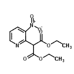 CAS 登录号：64362-41-0， 二乙基(3-硝基-2-吡啶基)丙二酸酯