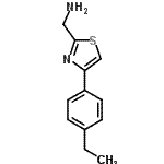 CAS#: 643723-71-1， 1-[4-(4-Ethylphenyl)-1,3-thiazol-2-yl]methanamine