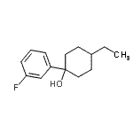 CAS#: 643752-46-9， 4-Ethyl-1-(3-fluorophenyl)cyclohexanol