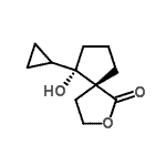 CAS#: 643754-22-7， (5R,6S)-6-Cyclopropyl-6-hydroxy-2-oxaspiro[4.4]nonan-1-one