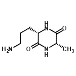 CAS#: 643755-43-5， (3S,6S)-3-(3-Aminopropyl)-6-methyl-2,5-piperazinedione