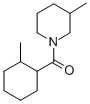 CAS#: 64387-78-6， 3-Methyl-1-[(2-Methylcyclohexyl)Carbonyl]Piperidine