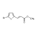 CAS#: 64389-22-6， Methyl (2E)-3-(5-bromo-2-thienyl)acrylate