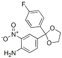CAS#: 64420-30-0， 4-[2-(4-Fluorophenyl)-1,3-Dioxolan-2-Yl]-2-Nitroaniline