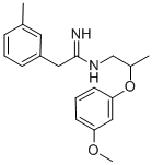 CAS#: 6443-50-1， N-(2-(3-Methoxyphenoxy)propyl)-2-m-tolylacetamidine p-toluenesulfonate