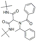 CAS 登录号:64435-48-9, N,N'-二-叔-丁基-2-(N-(1-苯基乙基)苯甲酰胺基)丙二酰胺